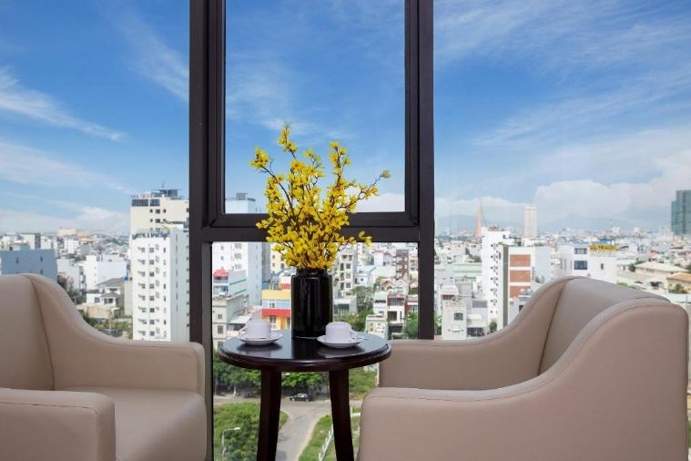 Phòng Deluxe Twin With Bathtub - City view